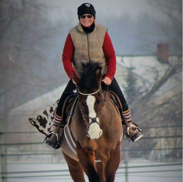 ./Pam Bauer riding in winter